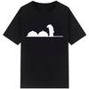 Happy Fashion T-Shirts La Linea Die Linie Osvaldo Cavandoli TV Unisex WoUnisex Stil Streetwear T-Shirt Rundhals Lässige Oberteile Camisetas