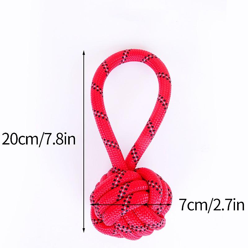 Dog Toy Cotton Ropes Woven Knot Dogs Toy Bite-resistant Knot Rope Toys for Dog Teeth Grinding Chew Proof Toys for Puppy Training
