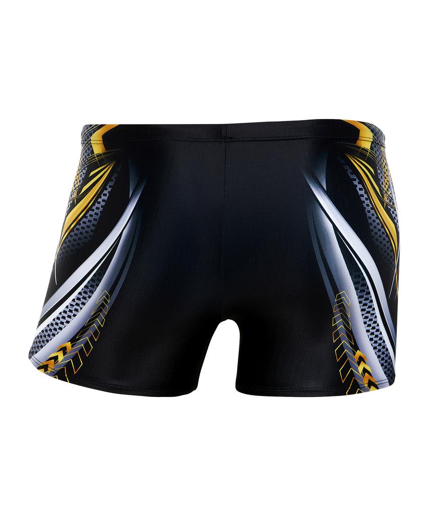 Laelliseupocheu [Qsmq217 Blk] Rotor Men'S Square Swimsuit Black