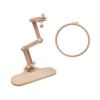Wooden Embroidery Hoop 360Degree Rotated Cross Stitch Rack Frames Rings Adults
