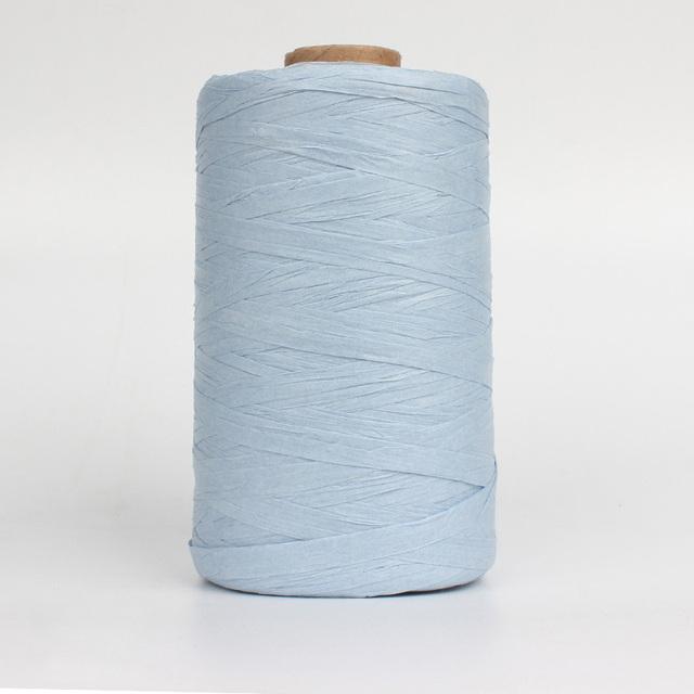 280-300 Meters Raffia Yarn For Hand Knitting Summer Raffia Straw Hats Bags Crochet Yarn Handmade Craft Knit Yarn Thread 24 Color