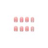Fake Nail Wearable Nail Sticker Girl Powder Transparent Shiny Patch Finished Product Can Be Manicure Sticker White