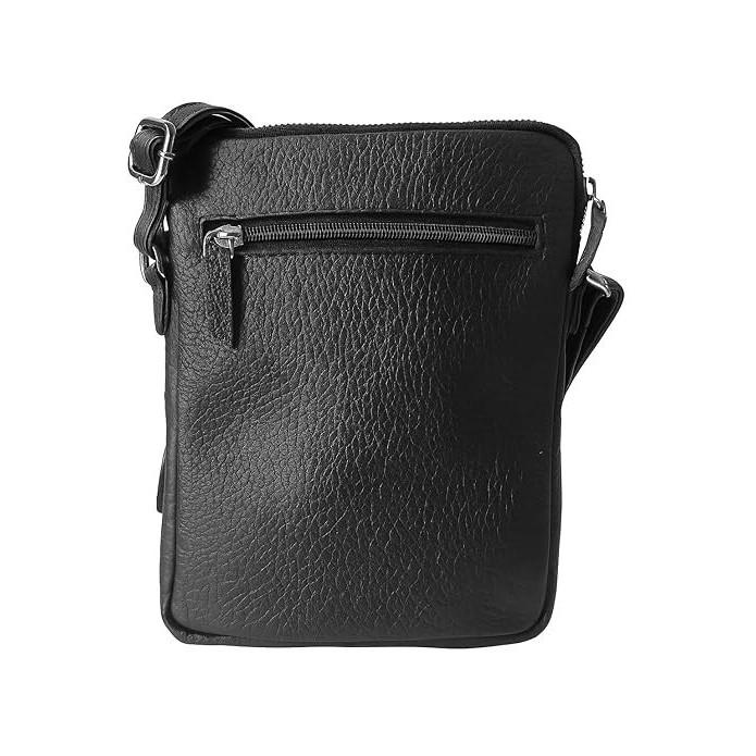 RSINC Vinata Genuine Leather Crossbody Sling Bag for Women Black Envlope Design B0FF2Q6YMN
