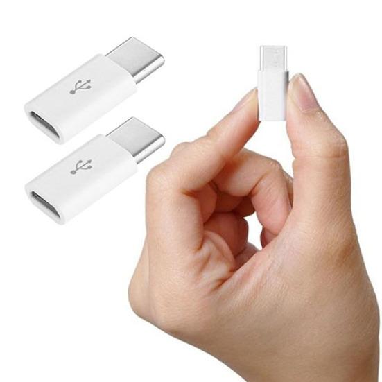 2 Pcs Micro Type-C Data Charging USB to Adapter for Phone Nokia Meizu