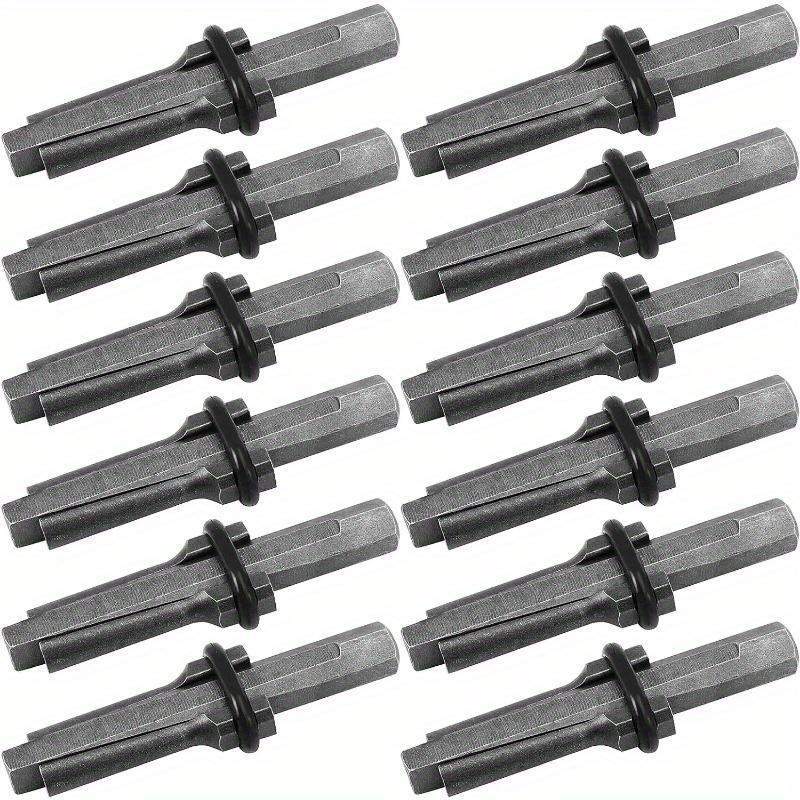 5Pcs Wedge and Feather Shims Heavy Duty Stone Splitting Tools for Concrete Rock Stone Splitter Marble Granite Hand Tools