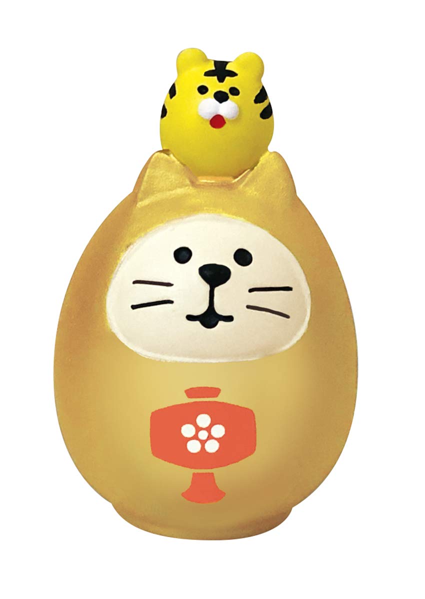 

Decole concombre Good Luck Color Cat Daruma Gold 3×H4.7см ZCB-43944