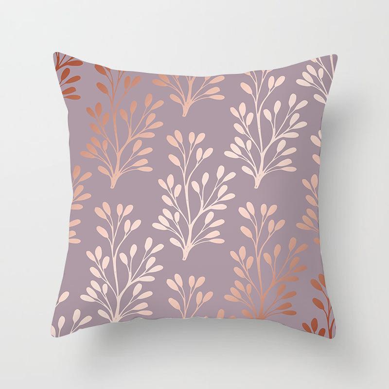 New Rose Gold Pink Peach Skin Pillow Cover Home Sofa Pillow Cushion Cover