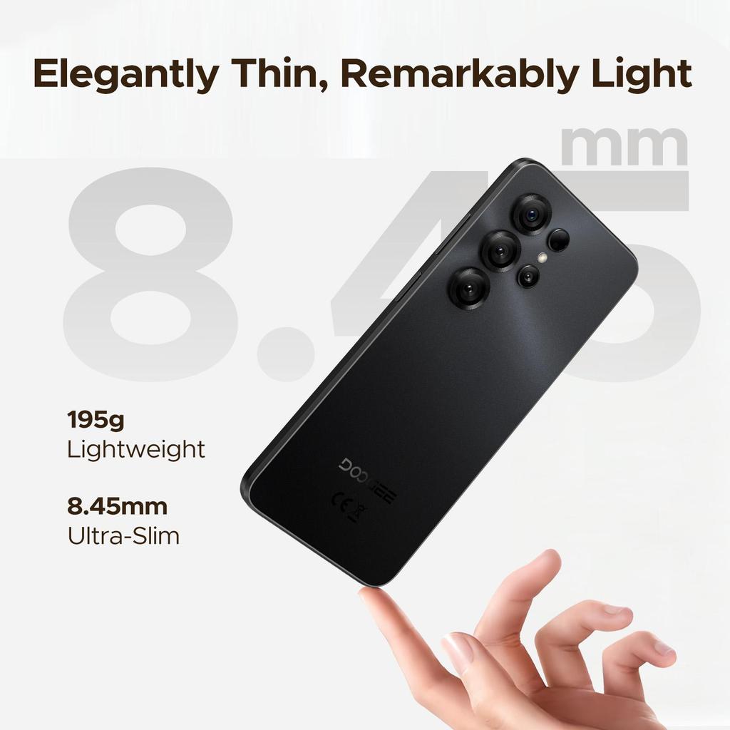 Doogee NOTE 56 X Mobile Phones, Android 16 Phone, 6150mAh, 6.56 Inch, 24GB + 64GB/2TB, Octa Core