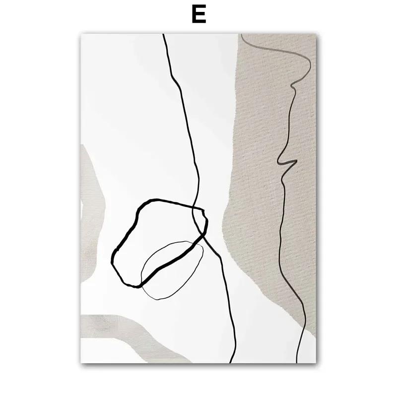 Nordic Abstract Marble Grain Flowers Landscape Wall Art Canvas Painting Posters and Prints for Living Room Home Decor