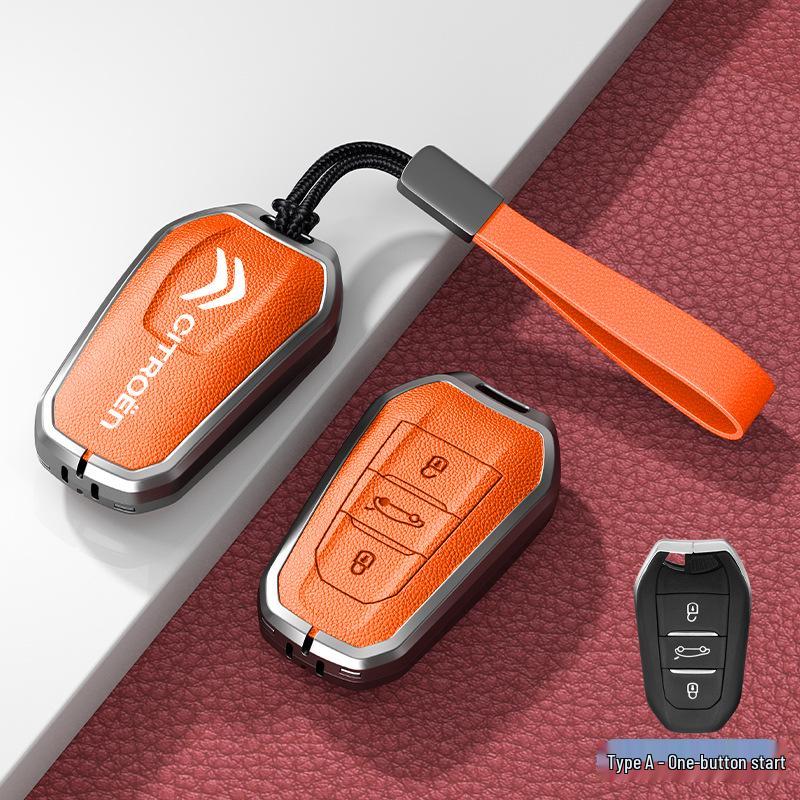 Car Key Cover & Buckle for Citroen C3XR, C4L, Tianyi, C5, C4 Sega, Elysee, C6 Models
