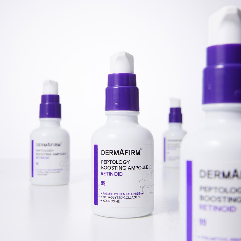 Derma Firm [huening Kai Pick Porenpflege] Derma Firm Peptiology Boosting Ampulle Retinoid 30ml Plan +30ml Nachfüllung