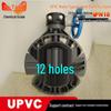 UPVC Wafer Butterfly Valve, 12-Hole, PN16 Flange, Special Design, 12 Screw Holes, Pitch 295mm
