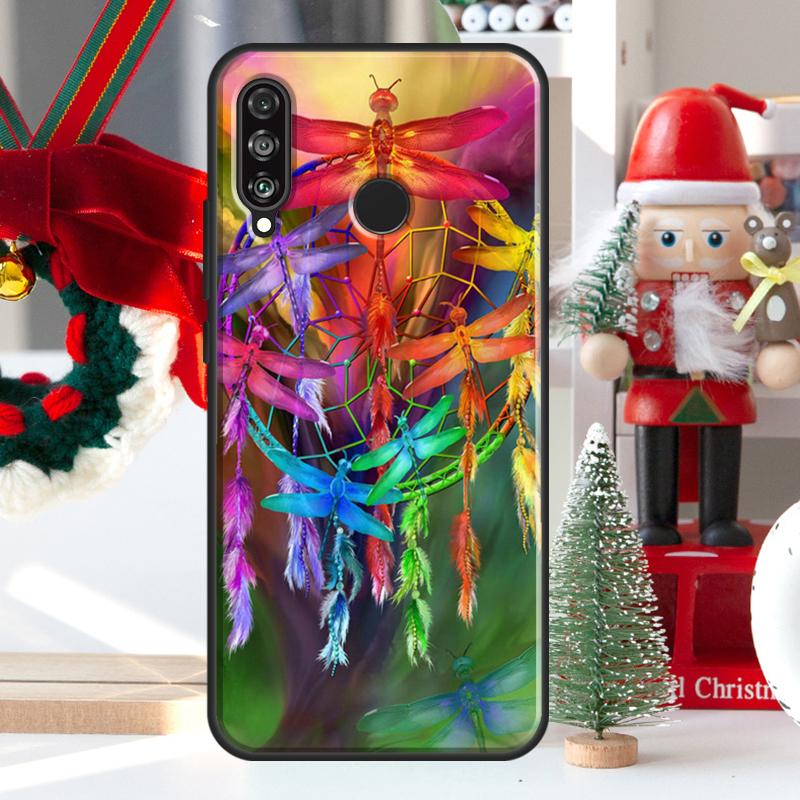 

Красочная Стрекоза Для Huawei Nova 12i 11i 8i 12s Y73 Y72 Y61 Y91 Y90 Y70 Y60 9 10 SE P60 Pro P30 P40 Lite Чехол Nova 11 Pro