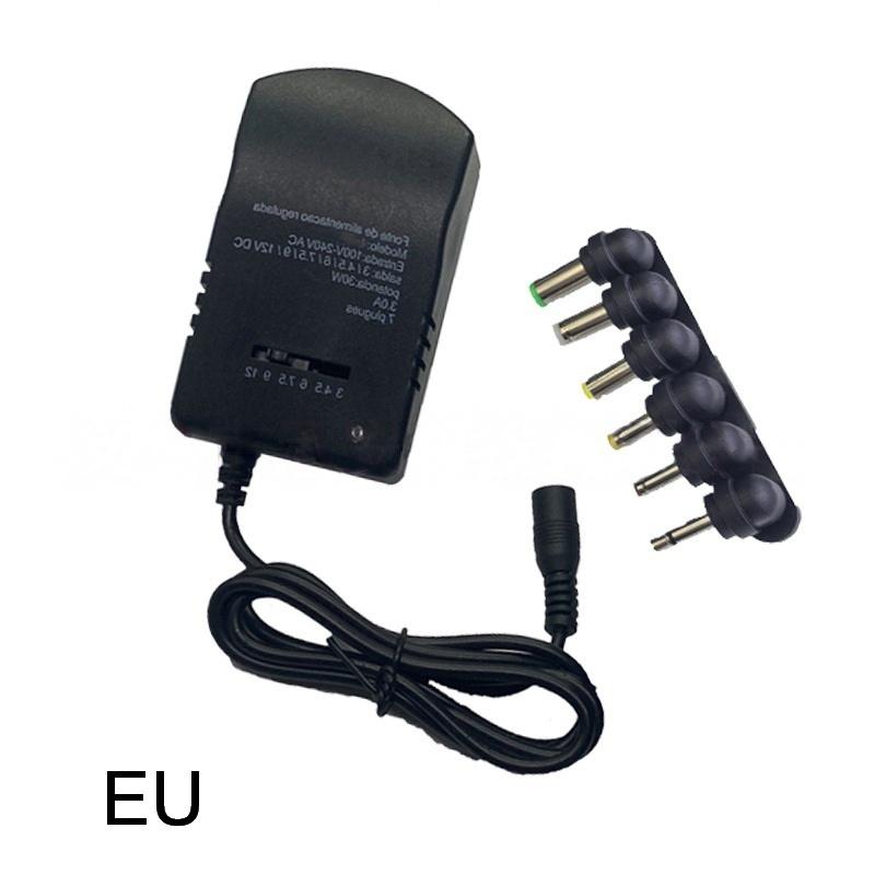 1 Set Multi Voltage Ac220V To Dc3V 4.5V 6V 7.5V 9V 12V Eu Us Converter Adapter Plug Adjustable Adapter Power Supply Charger