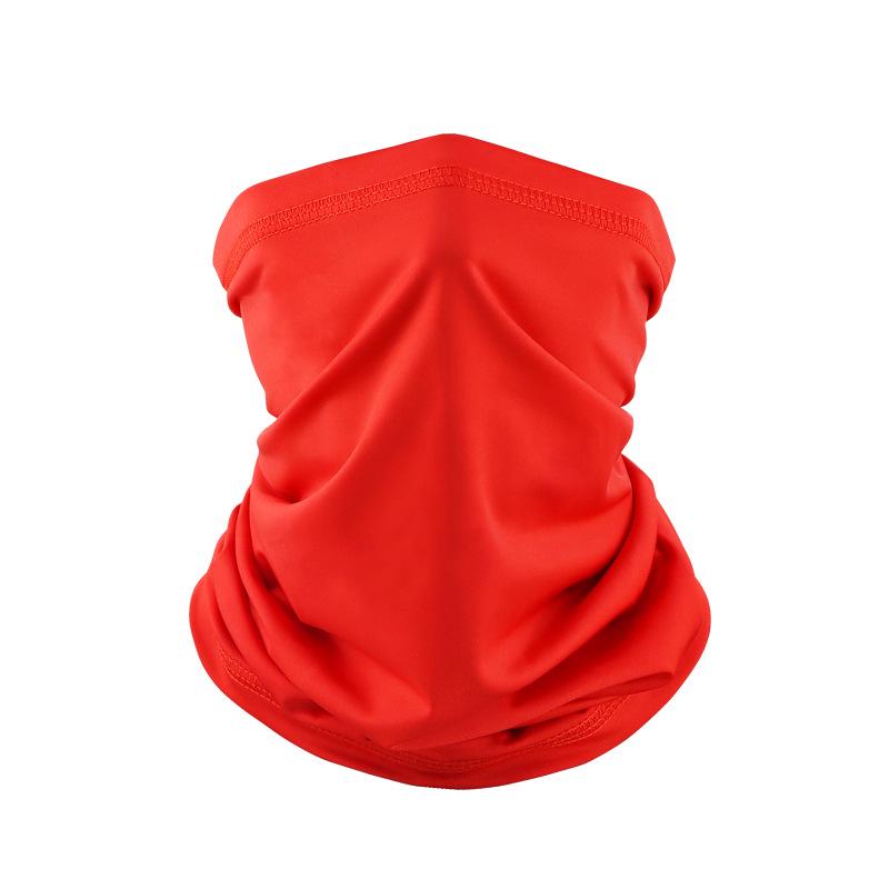 Camouflage Ice Silk Neck Gaiter: Multifunctional Summer Headscarf for Outdoor Cycling, Sun Protection, and Quick-Drying Breathable Face Mask for Men.
