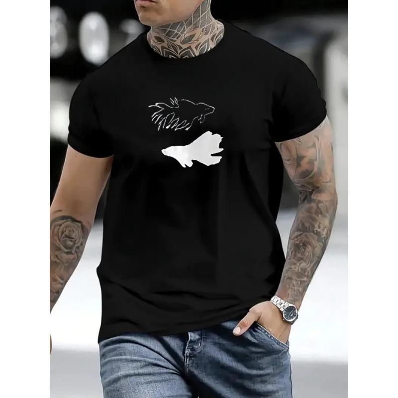 European Size Mens TShirt Comfortable Crew Neck Casual Cotton ShortSleeves Soft Breathable Top Menswear Tshirt Summer Spring Streetwear Cotton Fabric