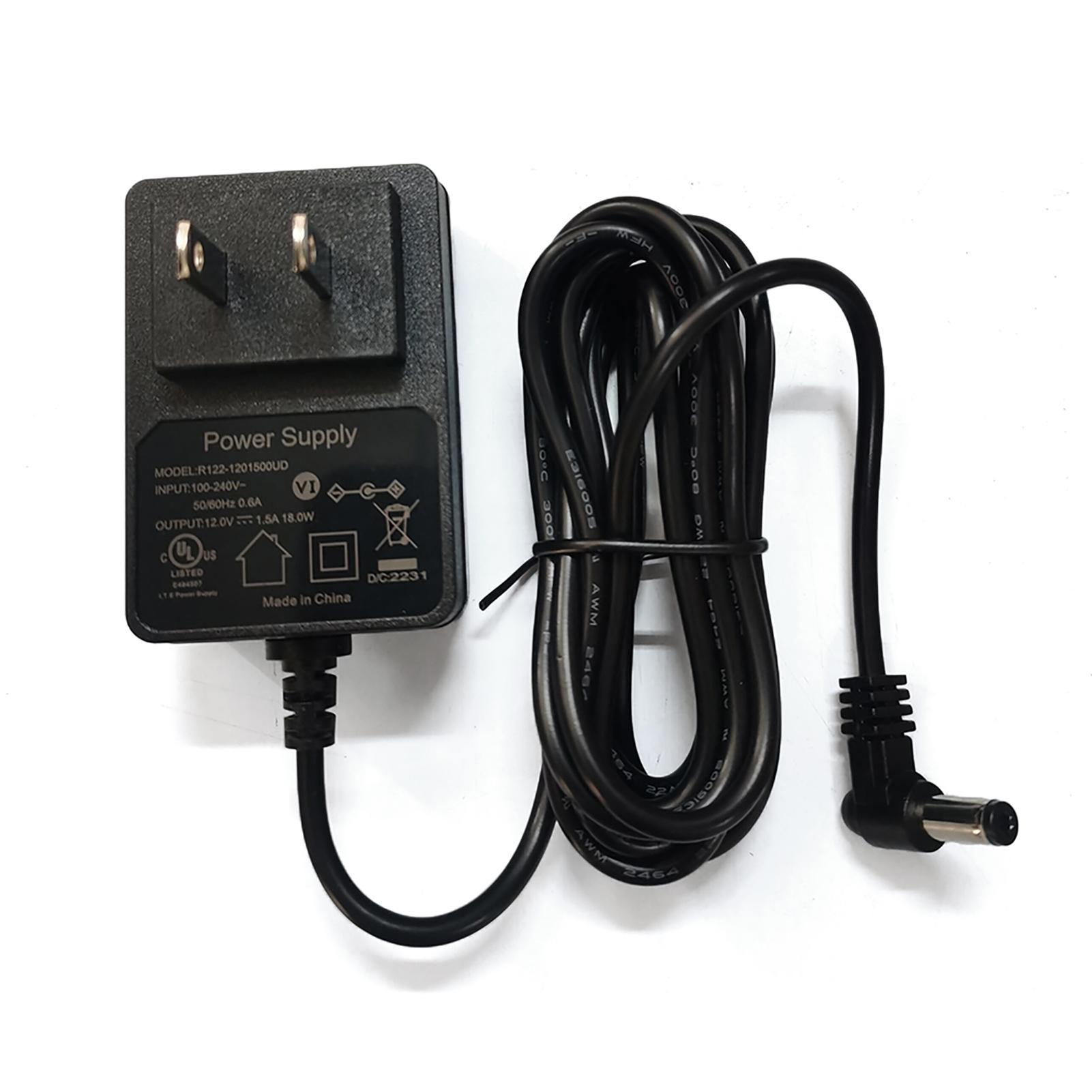 

12V 1.5A AC Power Adapter for Viltrox L116T L116B L132T L132B VL 162T LED Video Lights 100 240V Wide Voltage US Plug