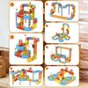 66/92Pcs/Set Magnetic Train Track Set DIY Race Car Cube Rail Boys Girls Gravity-Defying Building Kit Toddlers