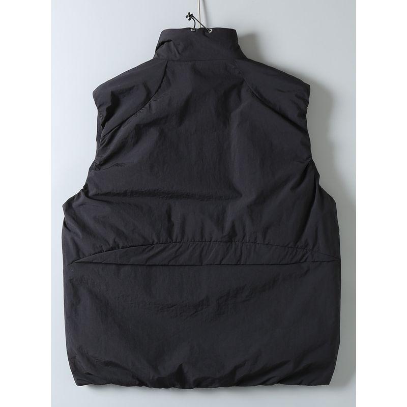 Foreign Trade Surplus Outdoor Running Water-Resistant Multi-Pocket Stand Collar Workwear Vest Warm Cotton Jacket Unisex Vest