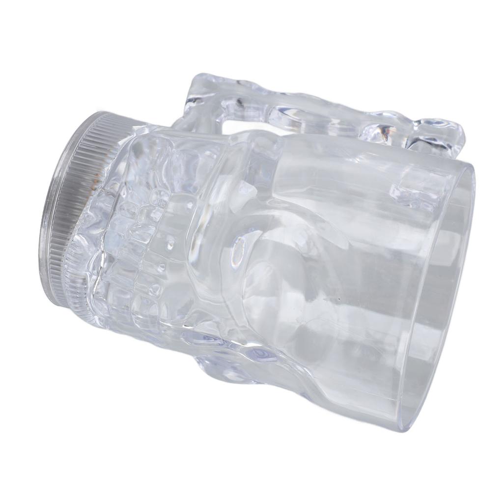 20oz Light Up Skull Mug LED ABS Colorful Lights 50mAh Skull Halloween Cups for Halloween Event