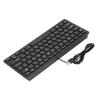 78 Key Ultra Slim Wired Keyboard Ergonomic QWERTY Layout Dual Language USB 2.0 Wired Compact Keyboard with 4.3ft Cable