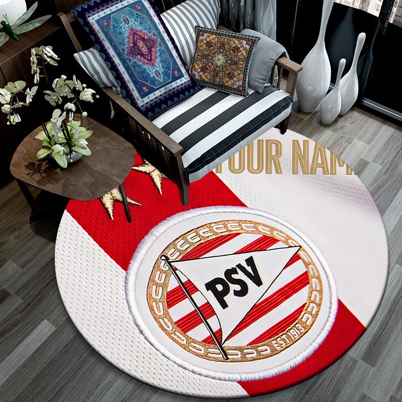 Custom Name,PSV pattern round rug,Carpet Rug for Living Room Bedroom Playroom ,Non-slip Floor Mat,Holiday Gifts and Birthday Gifts.