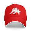 Dinosaur Sandwich Brim Baseball Cap Adjustable Hip Hop Hat Lightweight Printed Unisex Casual Outdoor Daily Accessories Gift