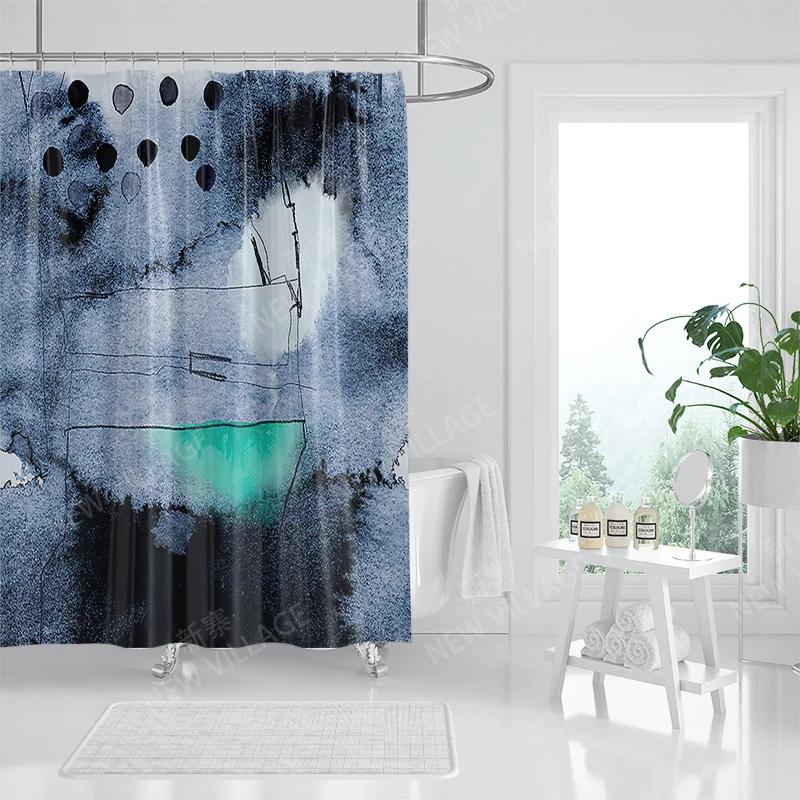Waterproof Fabric Shower Curtains Bathroom Curtain Accessories Bath Curtain for Shower 180x200cm 240*200 Anime Boho Decoration