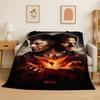 SPN Supernatural Dean Sam TV Flannel Blanket Soft Warm Throw Blanket for Bedroom Living Room Bed Travel Camping Picnic Kid