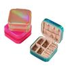 Fashion Mini Jewelry Box With Upgraded Pu Leather For Earrings And Necklace Storage