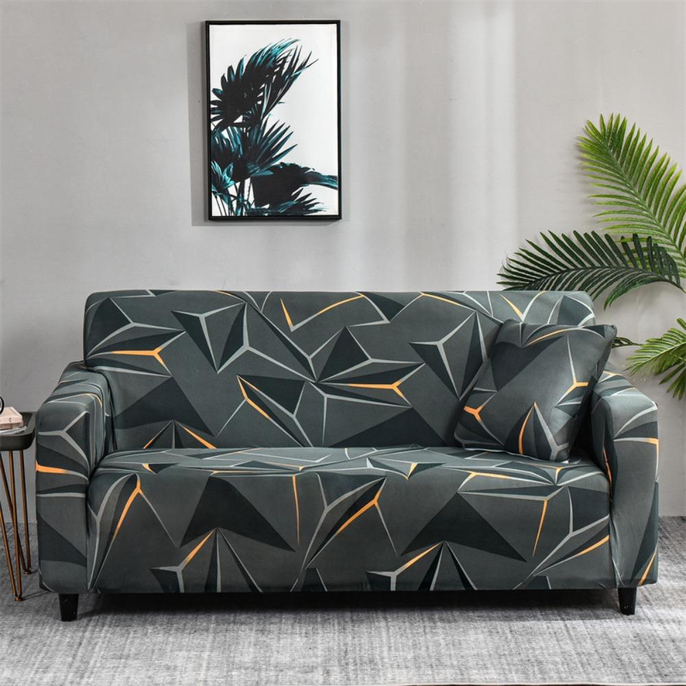 Stretch Sofa Cover Full Set Slip Proof Universal Elastic Couch Protector Anti Dirt Fabric Sofa Cover for All Seasons