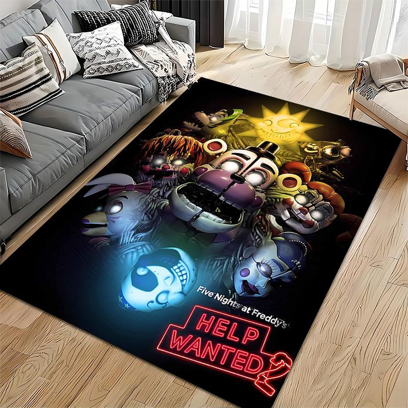 "Five Nights at Freddy's Carpet" suitable as a non-slip mat for the living room or bedroom sofa