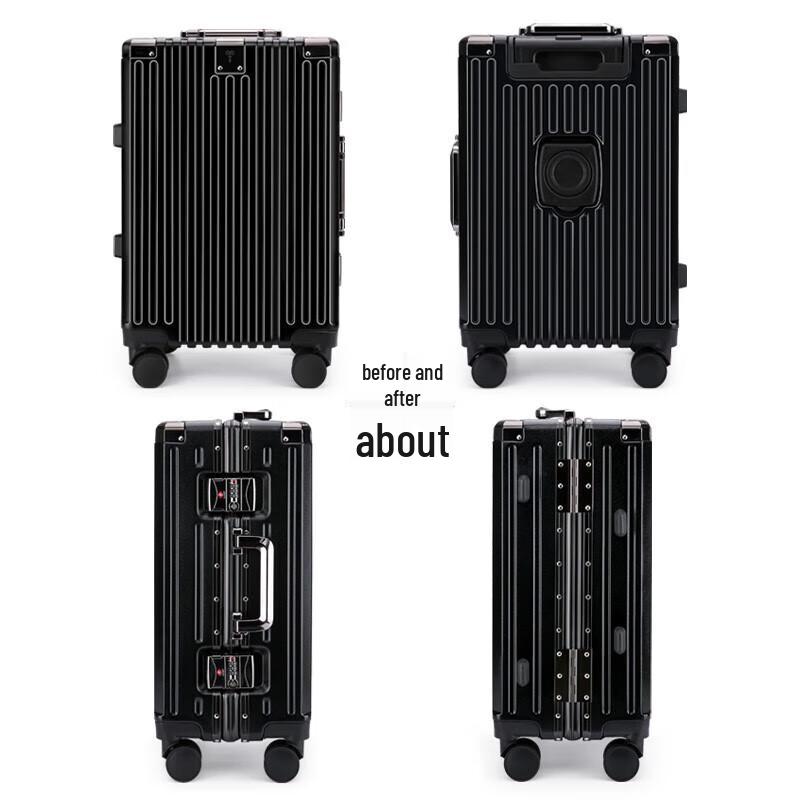 Hengyuanxiang HYX8066 Aluminum Frame Spinner Hardshell Luggage