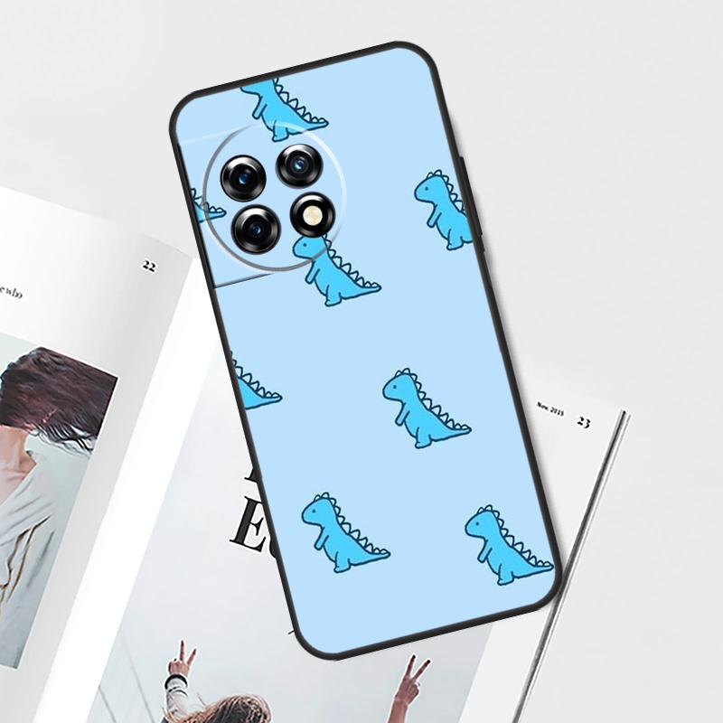 Cute Dino Case For OnePlus Nord 5 CE 2 3 4 Lite N20 N30 OnePlus 13T 13R 12R 9 10 Pro 11 12 13 15 Cover