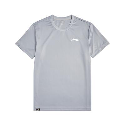 Modisches Schlichtes Markenlogo Vielseitig Lässig Atmungsaktiv Bequem Sport Kurzarm T-Shirt Unisex T-Shirts Felsgrau ATSV677-4