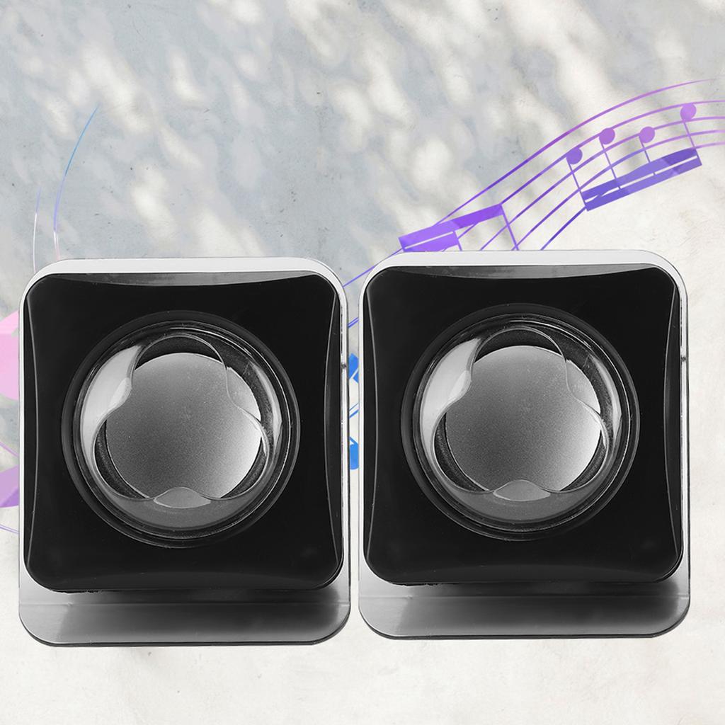 Mini USB2.0 Desktop Laptop Computer Wired Stereo Music Speaker Multimedia Speaker System