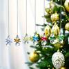 7pcs Xmas Tree Christmas Tree Ornaments Glass Ball Crystal Angel Hanging Decor  Winter Party