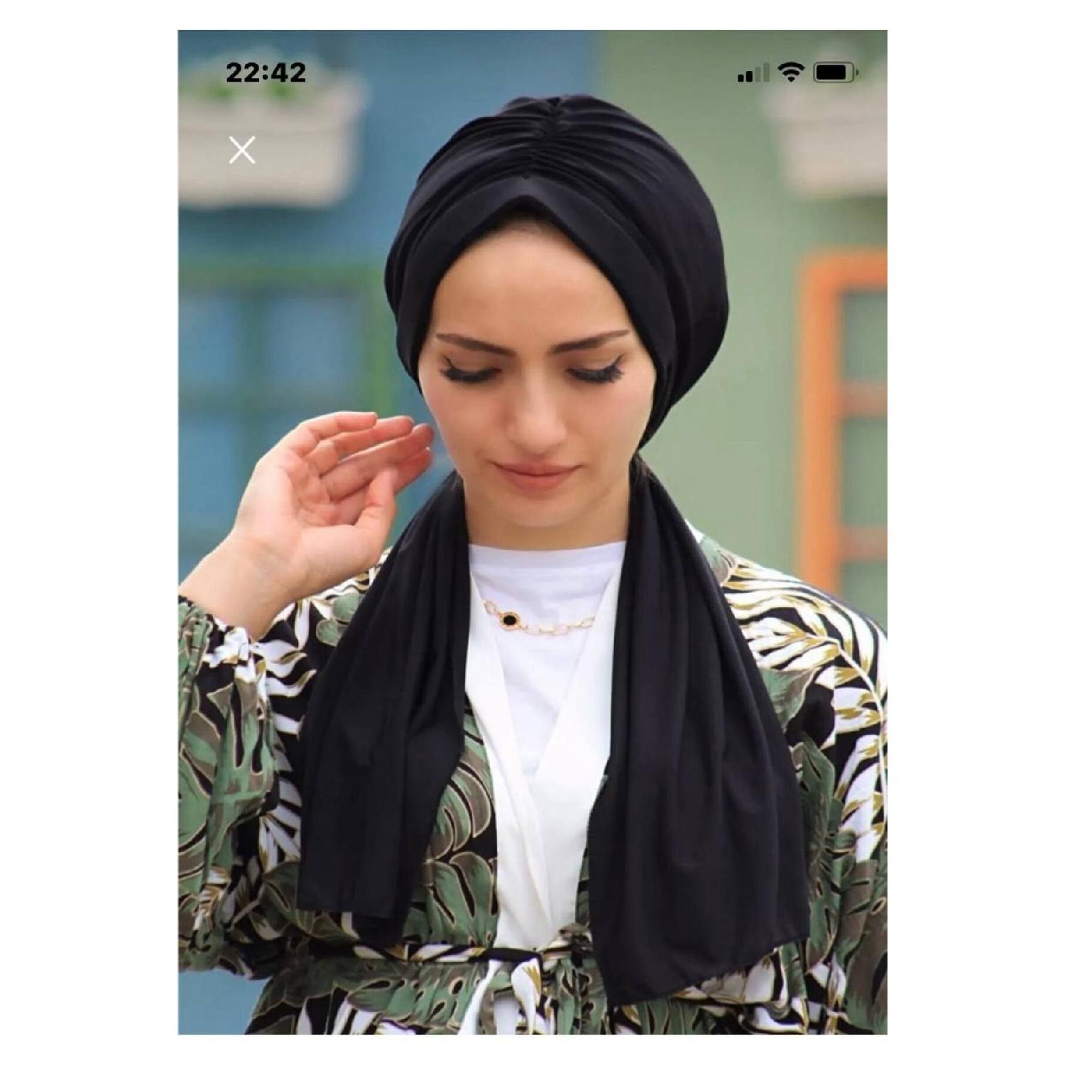 

Bone Shawl Ready Hijab Clothing Design Bone - Special Design - New Model Hijab Clothing Standart чорний