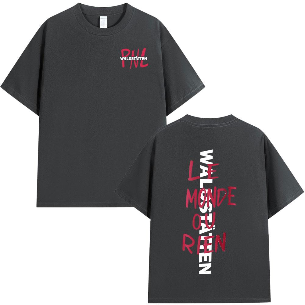 Rapper PNL Que La Famille Le Monde Chico Album T-shirt Men Women Hip Hop Fashion Short Sleeve T-shirts Cotton Casual T Shirt Top