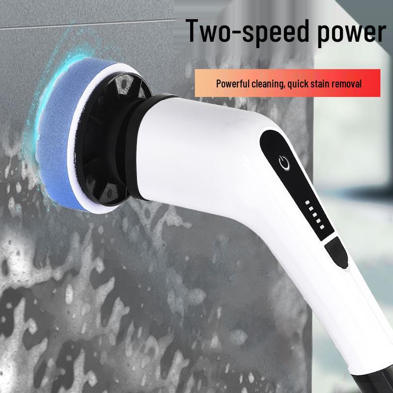Retractable 9-in-1 Wireless Electric Cleaning Brush for Home, Toilet, and Kitchen
