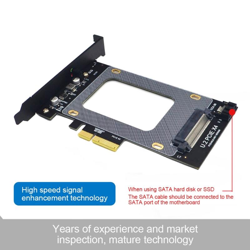 U.2 PCI-E 4 Karte 3.0 SFF-8639 SSD Pansion Adapter .2 SSD PCI für Presse Karte für 2,5 Zoll