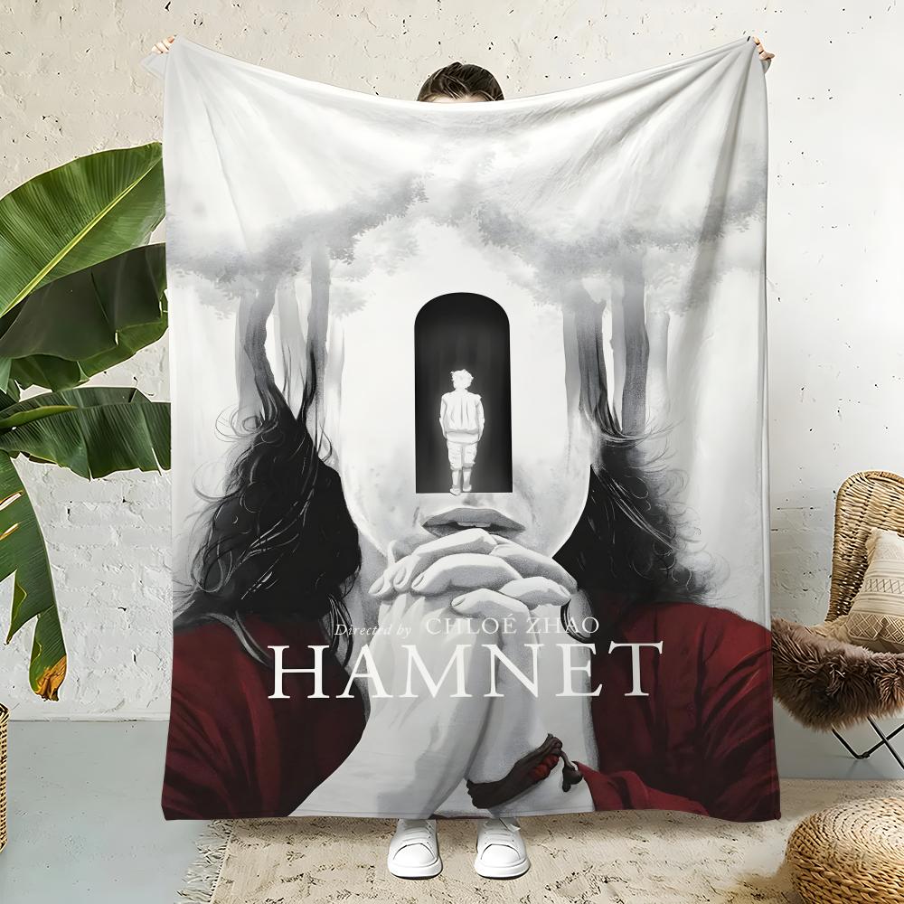 Book H-Hamnet Throw Flannel Throw Blanket,Bed Home Office Nap Blanket Travel,Camping,Picnic Blanket Soft Decor 75x90cm