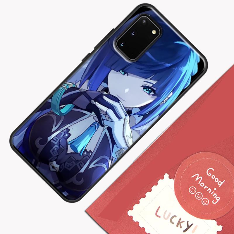 Genshin Impact Yelan Phone Case For Samsung Galaxy S24 S26 Ultra S20 S21 S22 S23 S25 Plus S10 S25 FE Cover Shell