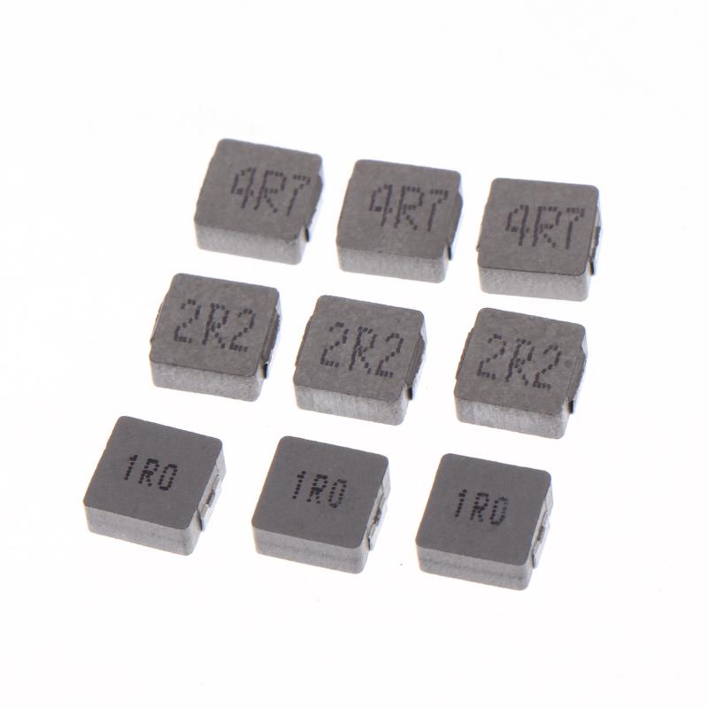 50Pcs 1Uh 2.2Uh 4.7Uh Integrated Mold Smd Inductor High Current Inductors For Pcb Circuit Electronic Power Supply Repair