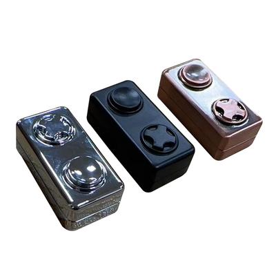 Magnetic Push Card Mechanical Slider Pushing Plate Haptic Coin Clicker Relieve Stress Relief Toy EDC Metal Fidget  Antistresse