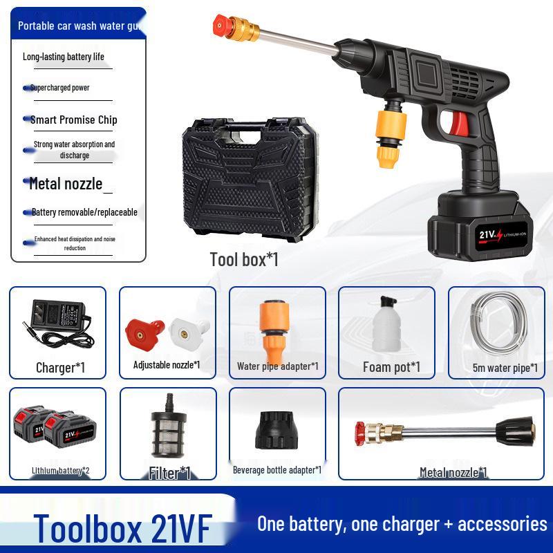 Wireless High-Pressure Electric Car Wash Water Gun