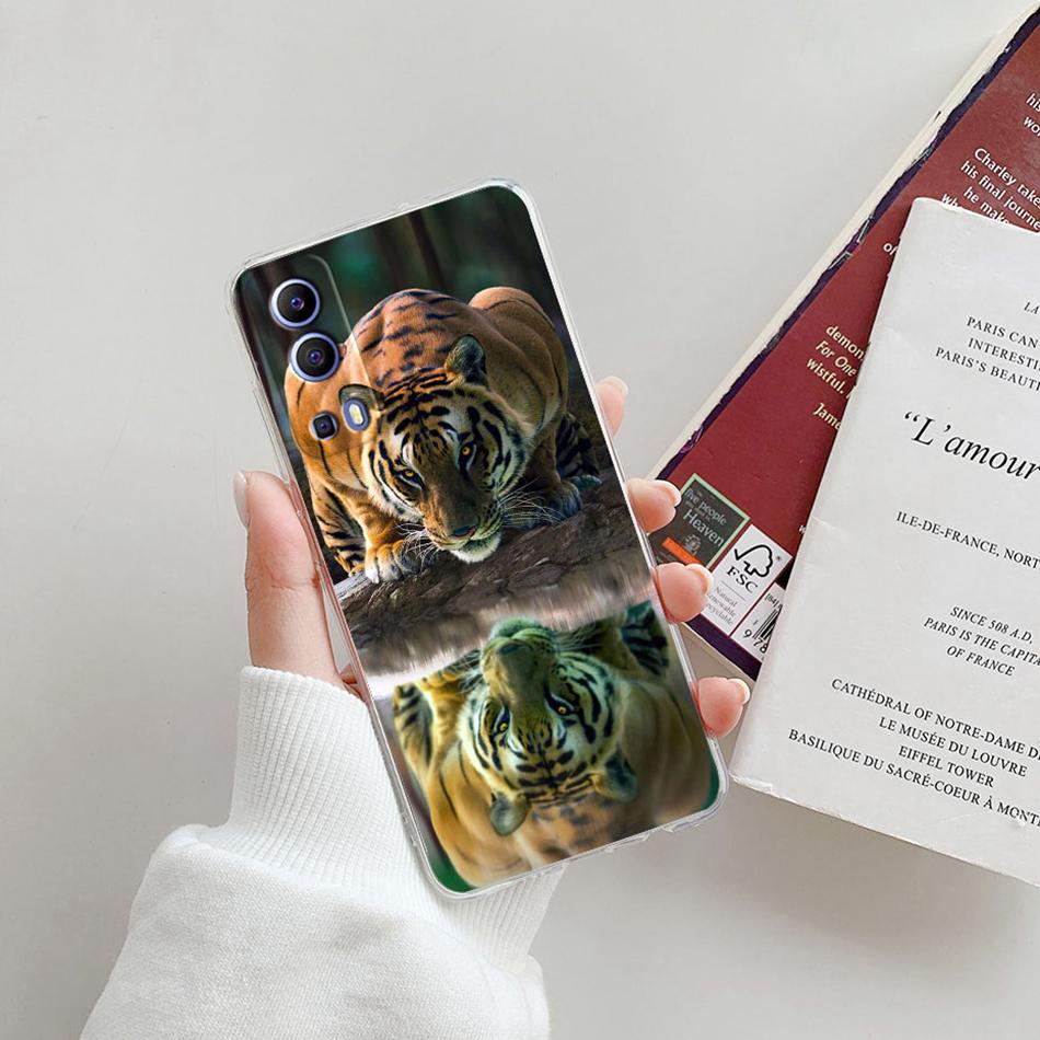 For Vivo Y72 5G Case V2041 Silicone Soft Transparent TPU Phone Cover For Vivo Y52 vivoY72 Y 72 52 5G Case Funda Protective Coque