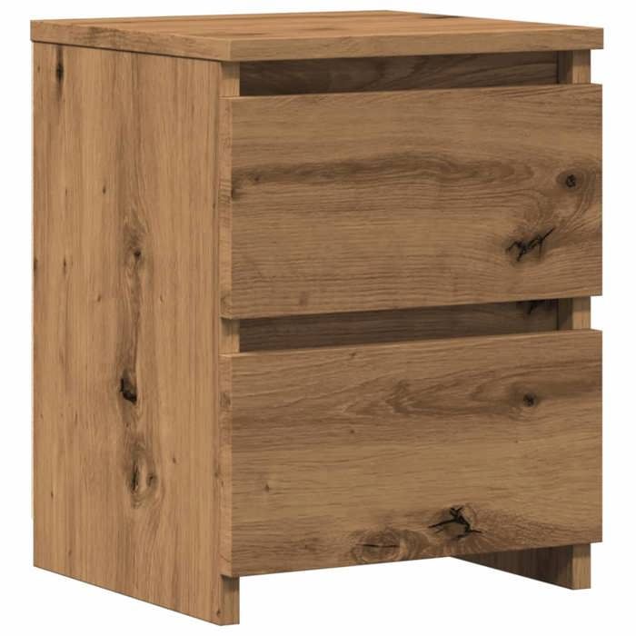 VidaXL Bedside Table Artisan Oak 30x30x40 Cm Engineered Wood, Bedside Cabinet, Side Cabinet, Nightstand, 855848