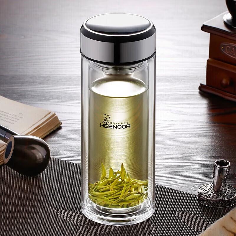 

Xeno Double-Wall Glass Tea Infuser Bottle XN-9311