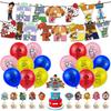 Paw Patrols Party Supplies Balloons Banner Cupcake Toppers Kids Birthday Decor